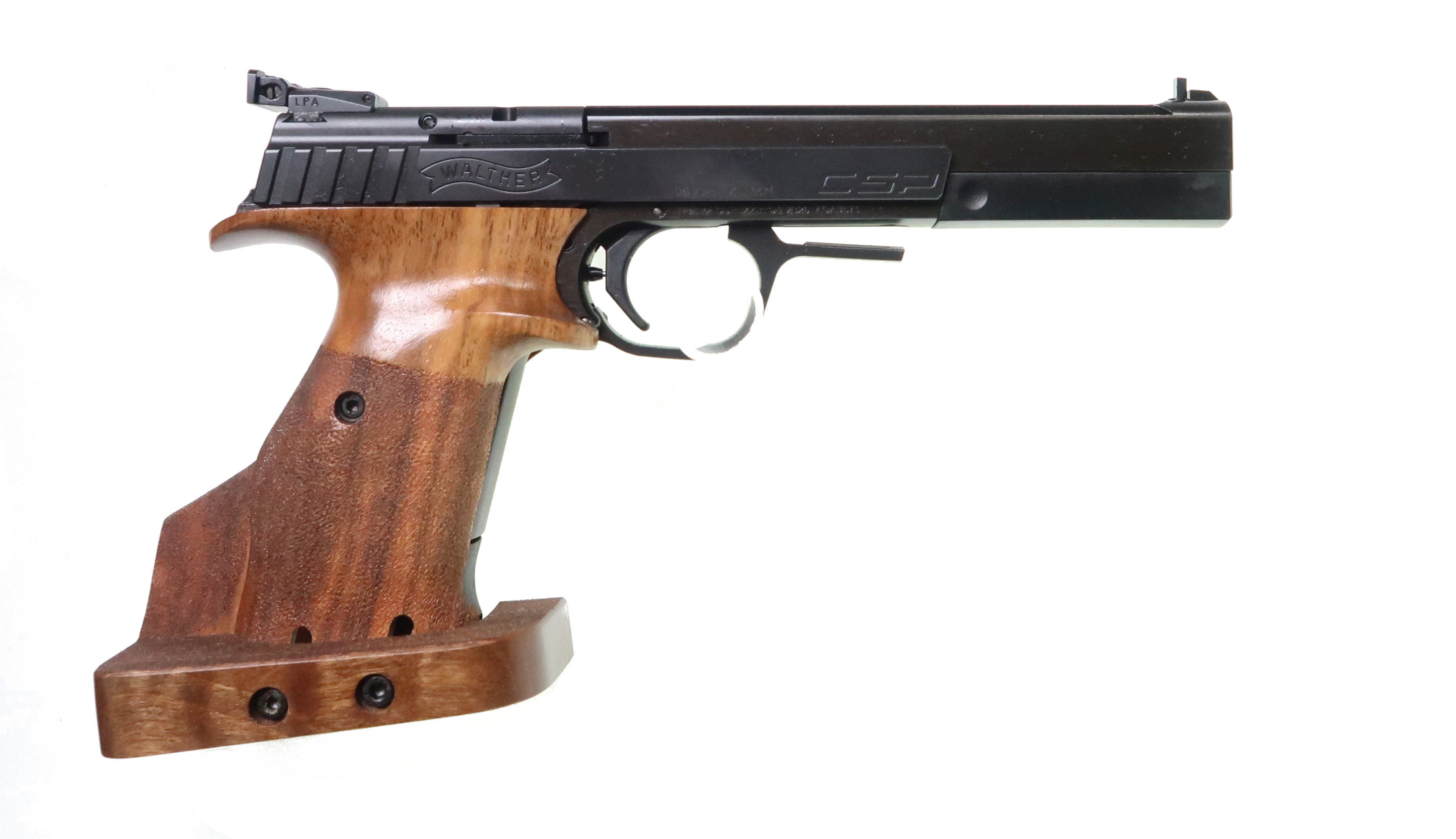 Walther CSP Expert Nussbaum Gr.M rechts, Kaliber .22lr.