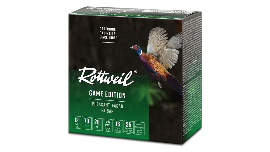 Rottweil Game Edition 12/70 Fasan 2,7mm , 25er Packung