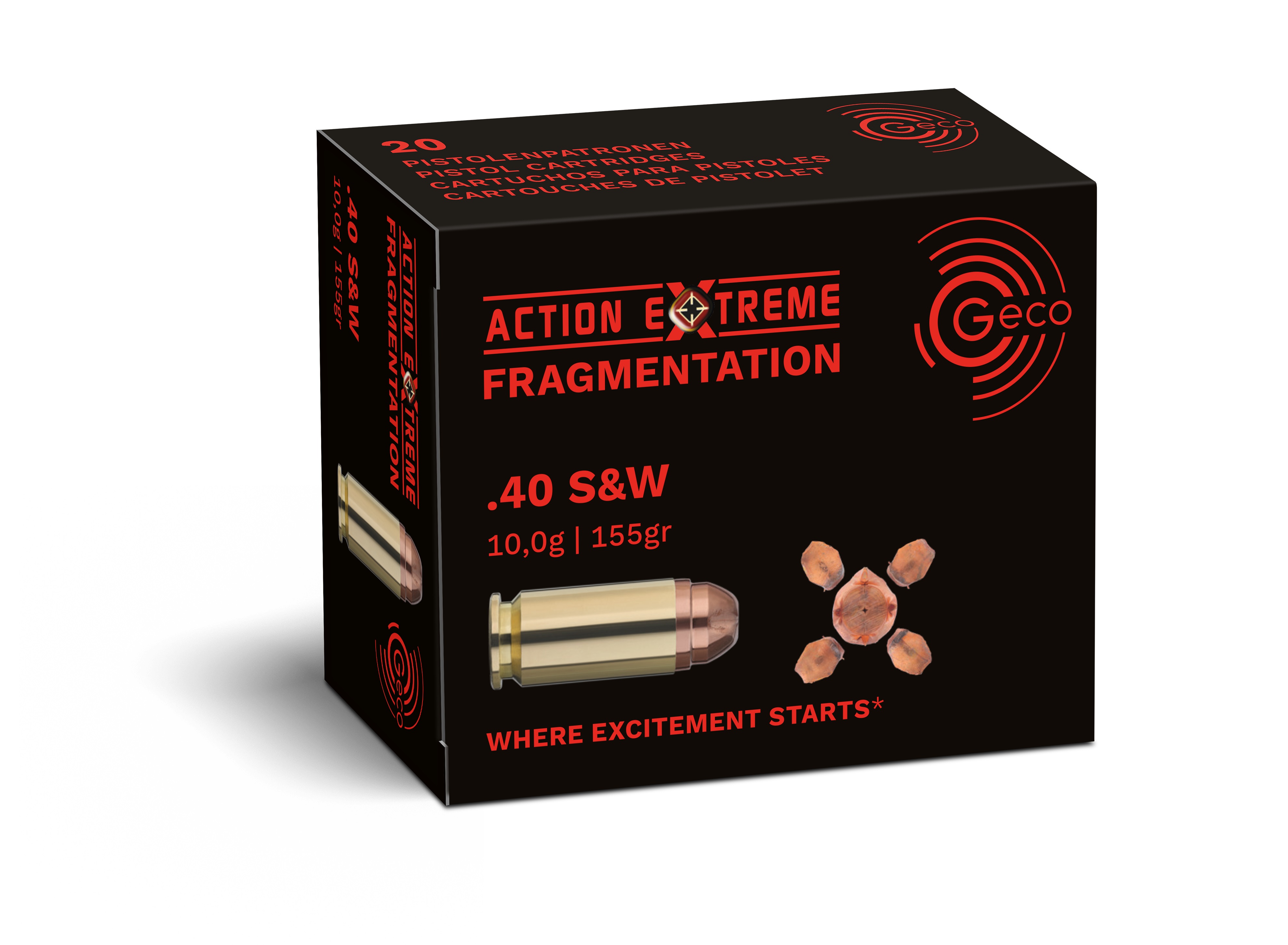 GECO .40S&W Action Extr. Fragmentat. 10,0g