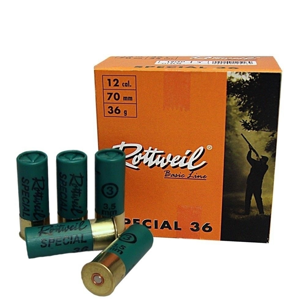 Rottweil Special 36 12/70 3,0mm Plastik, 25er Packung
