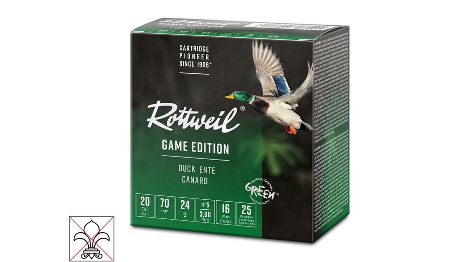 Rottweil Steel Game Ed. 20/70 Ente 3,0mm - 25er Pack.
