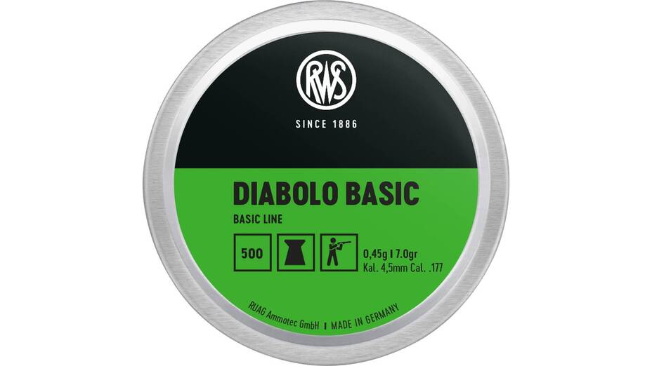 RWS Diabolo Basic 0,45g Luftgewehr