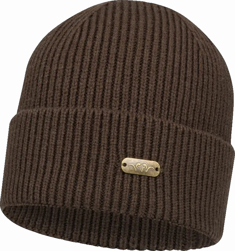 Blaser Tommy Rib Beanie dunkelbraun