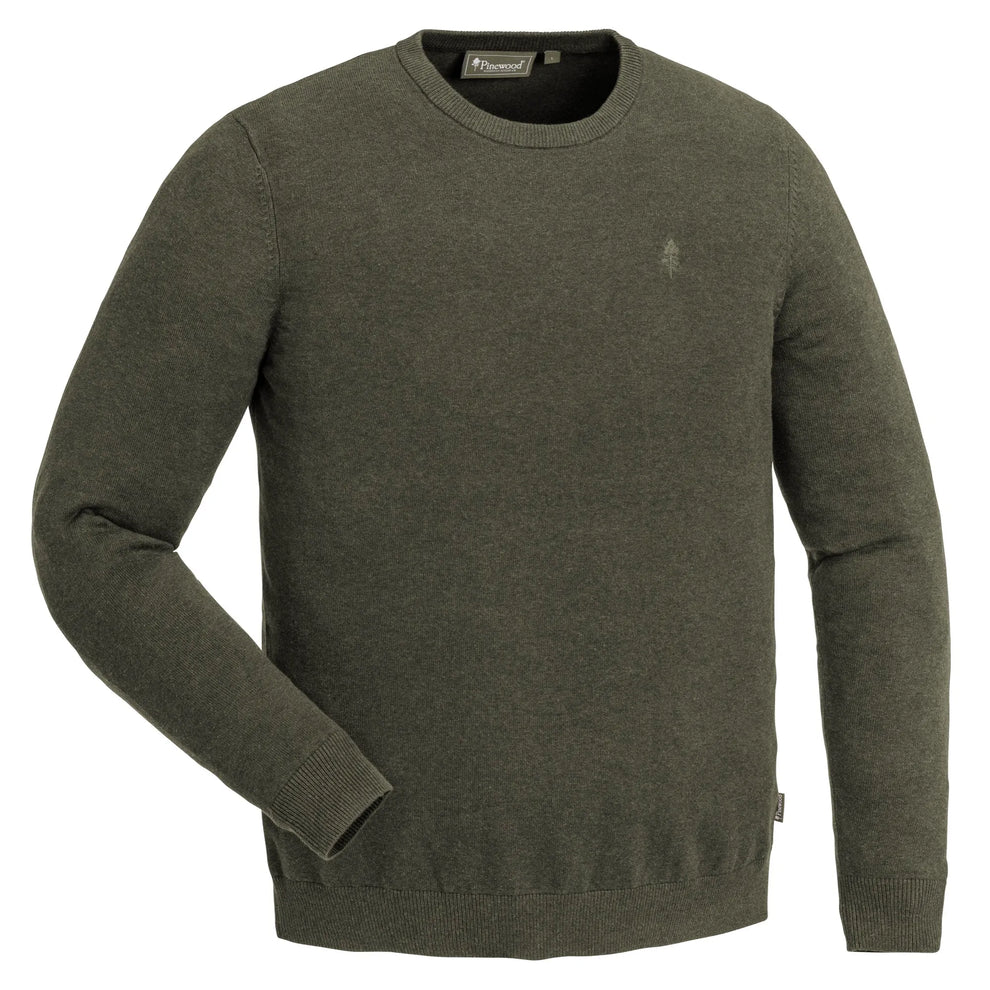 Pinewood Vanamo Pullover green-meliert