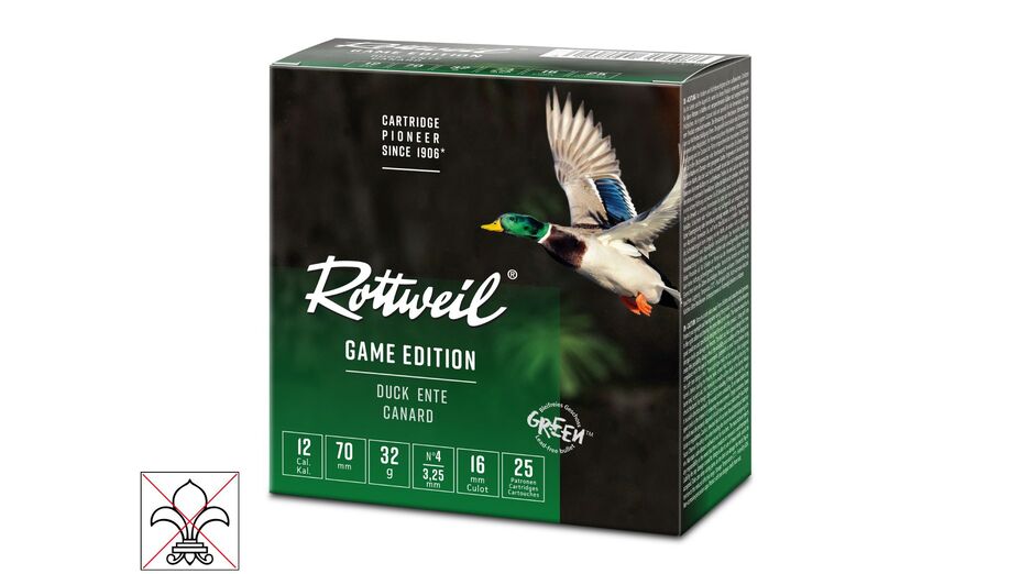 Rottweil Steel Game Ed. 12/70 Ente 3,25mm 25er Pack