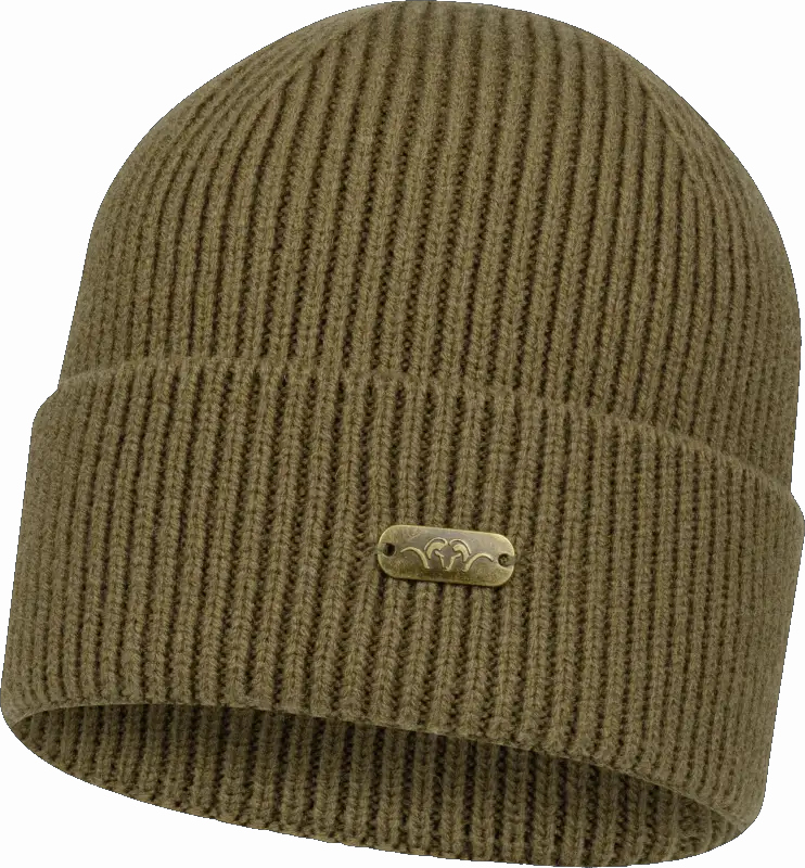 Blaser Tommy Rib Beanie dunkel oliv