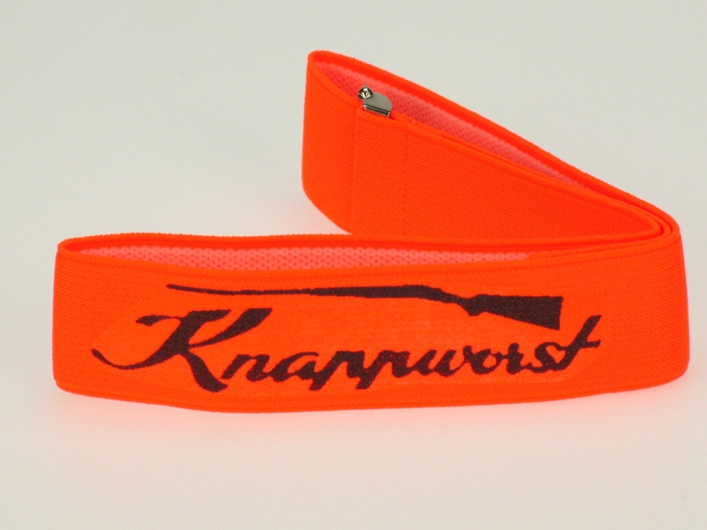 Hutband Knappworst neon-orange