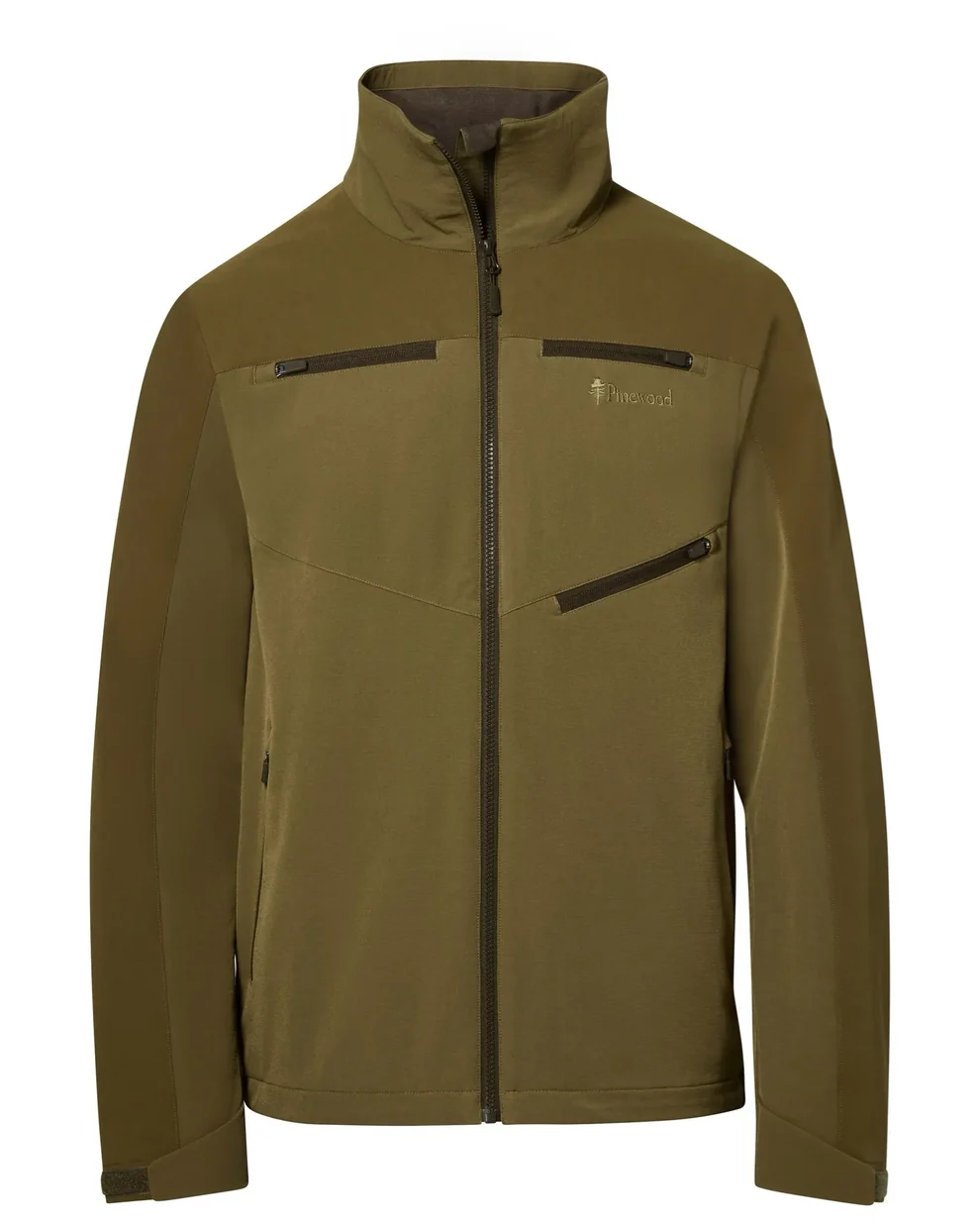 Pinewood Hunter Hybrid Jacke oliv Stretch