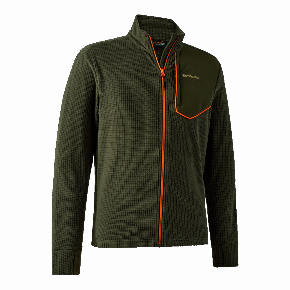 Deerhunter Chamois Zip-Fleece Forest green