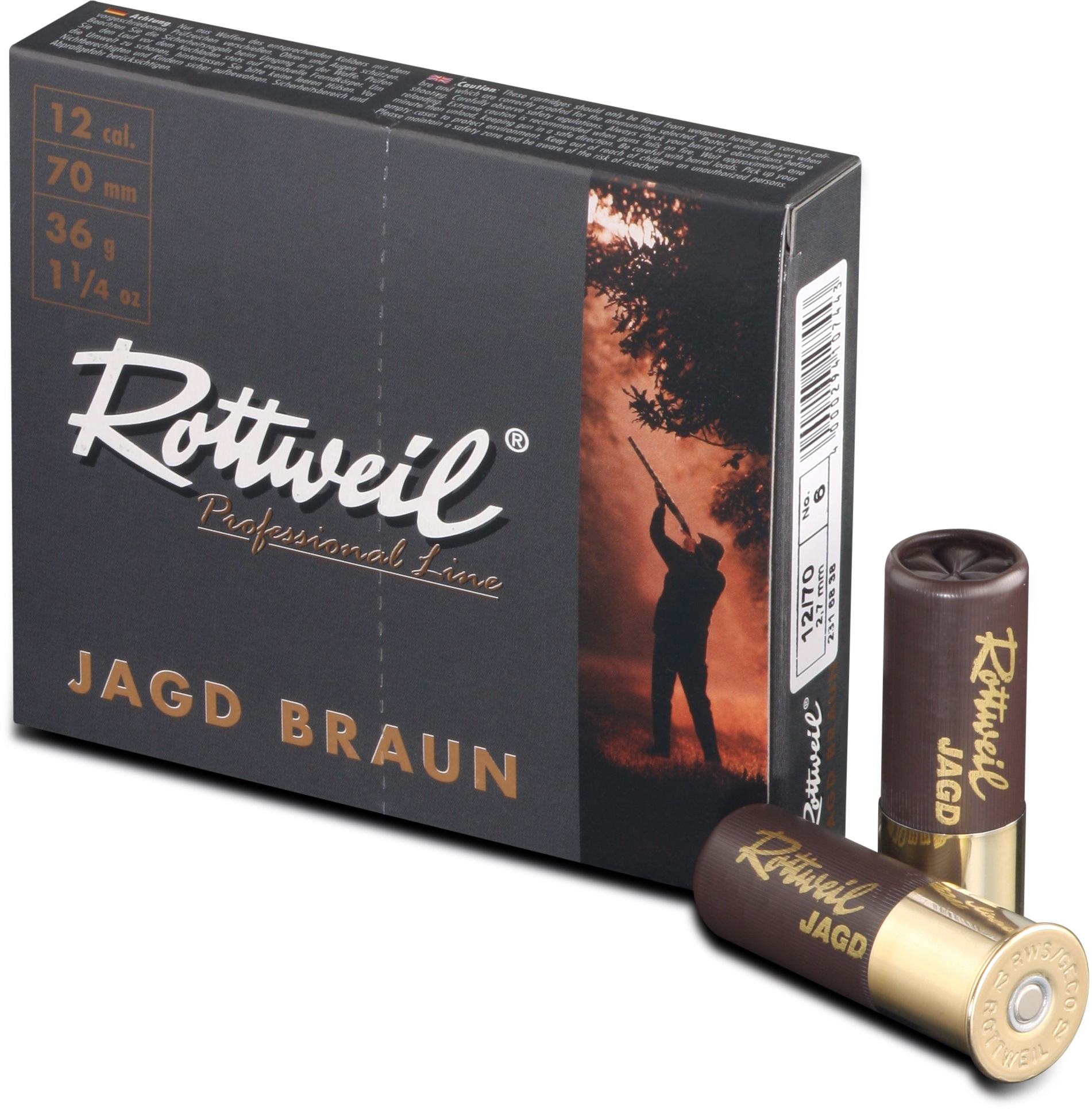 ROTTWEIL Jagd 12/70 3,5mm Plastik, 10er Packung