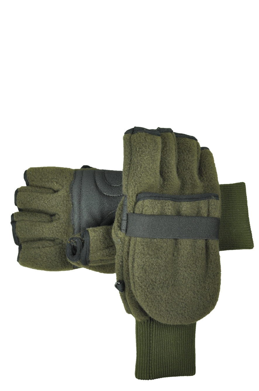 Handschuhe Fleece/ohne Finger oliv