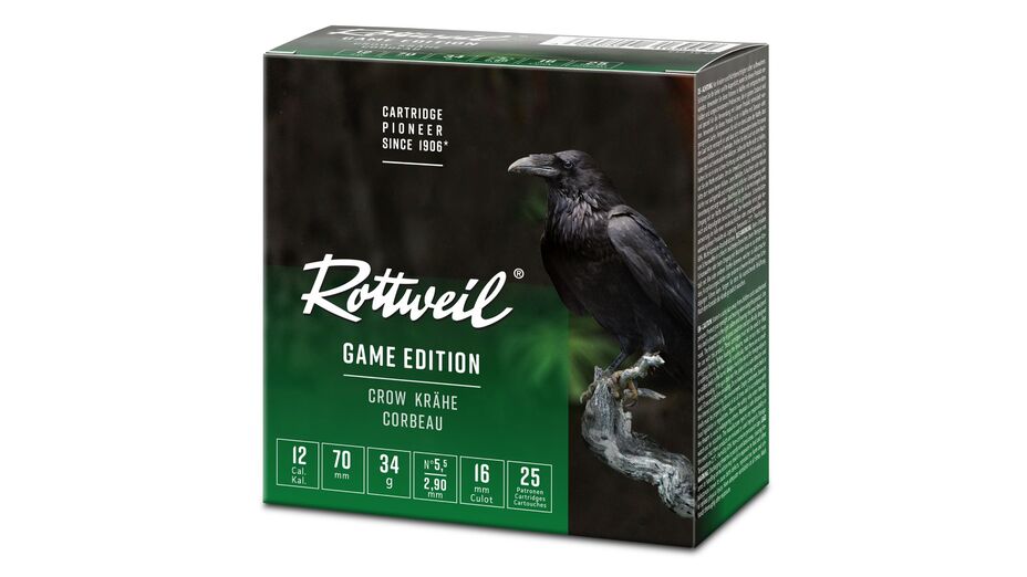 Rottweil Game Edition 12/70 Krähe 2,9mm , 25er Packung